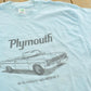 Vintage 1980s 66 Plymouth Belvedere Single Stitch Car T-Shirt Mens S