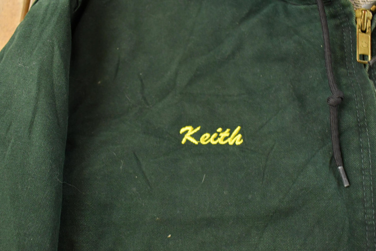 Vintage 1990s Carhartt Hooded Jacket Men's XL Tall