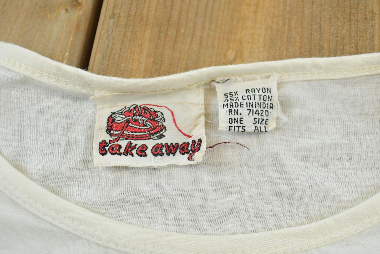 Vintage 1980s Take Away Hot Summer Romance Sequins Shoulder Pads T-Shirt Women's 2XL