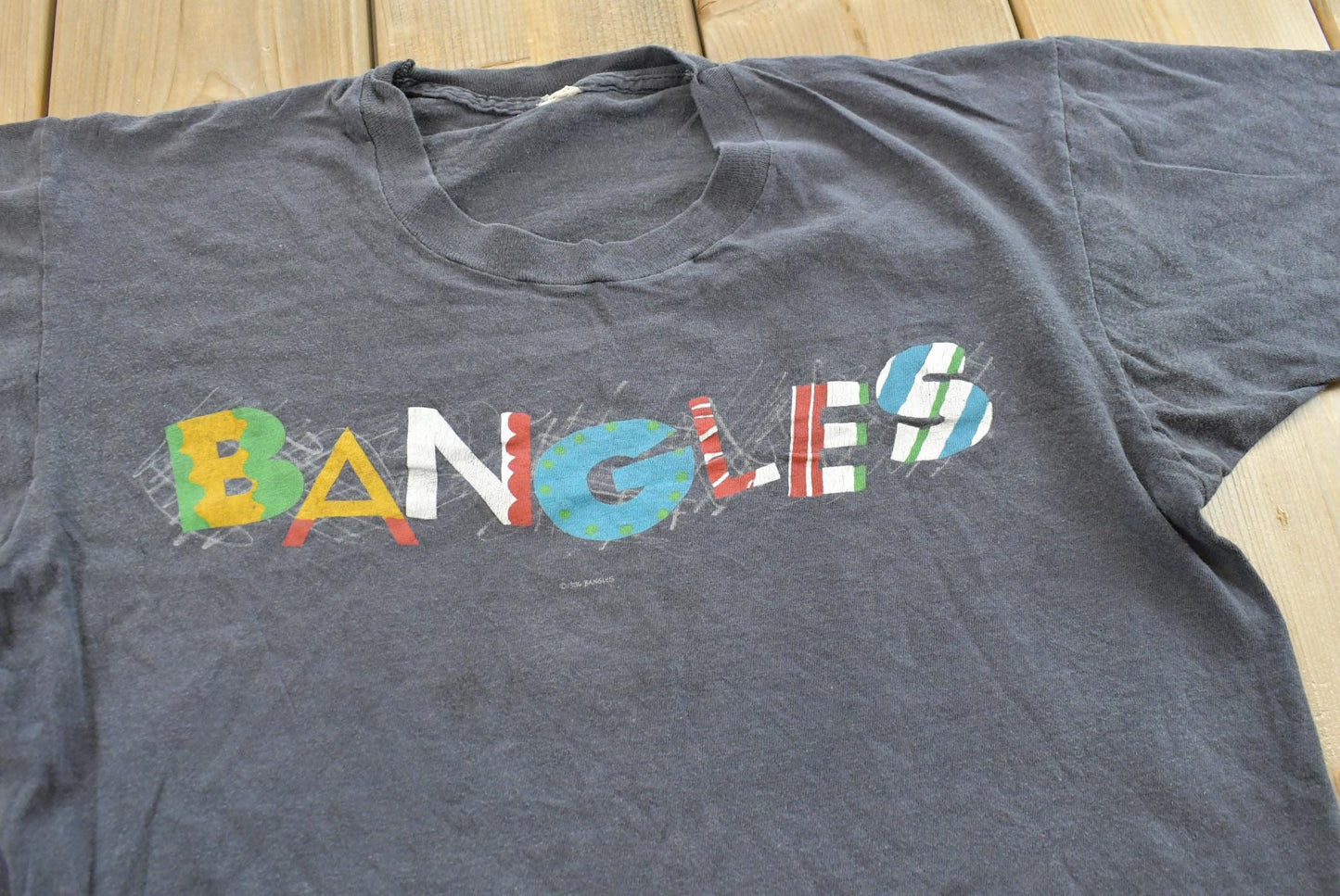 Vintage 1986s The Bangles World Tour Band T-Shirt Mens S