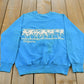 Vintage 1980s California Beach Raglan Crewneck Sweatshirt Men's S / Travel Souvenir / Americana / Made in USA