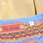 Vintage 1990s Via Sonate Abstract Pattern Knit Cardigan Sweater Women's L