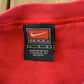 Vintage 1990s Nike Team Center Swoosh Chenille Spellout Patch Crewneck Sweater Men's 2XL
