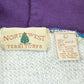 Vintage 1990s Northwest Territories Blank Blue Full Zip Thermal Lined Hoodie Sweatshirt Men's L