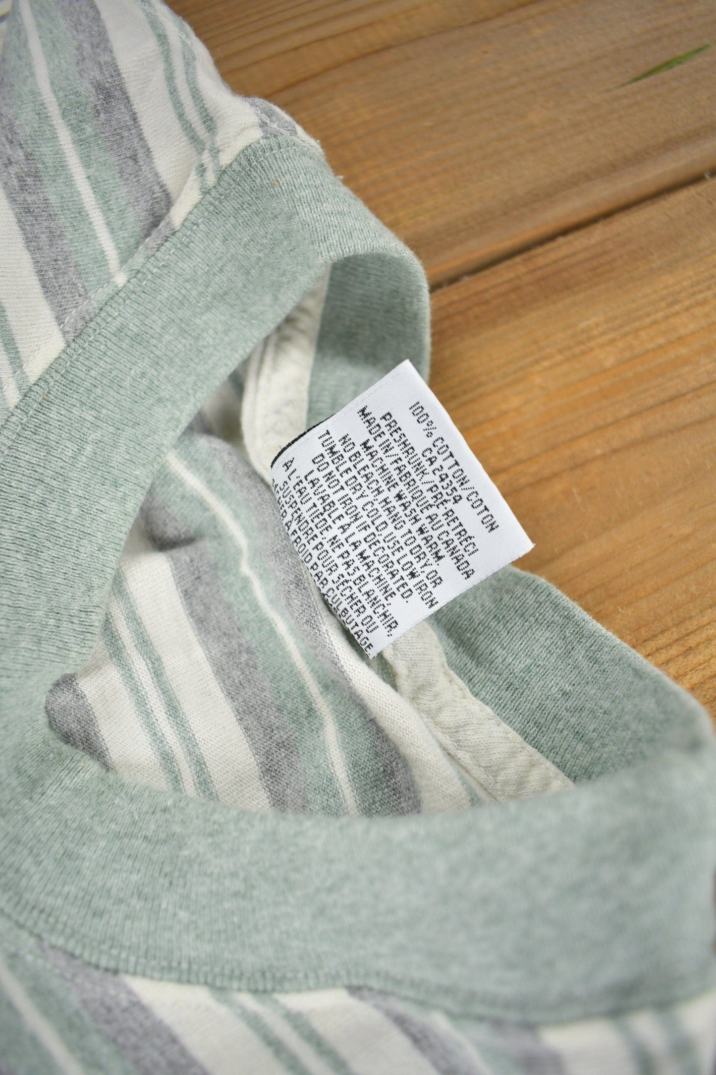 Vintage 1990s Converse All Star Embroidered Striped T Shirt Men's Small