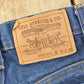 Vintage 1980s Faded Levi's Orange Tab 505 Regular Straight Fit Denim Blue Jeans Men's 28 x 32