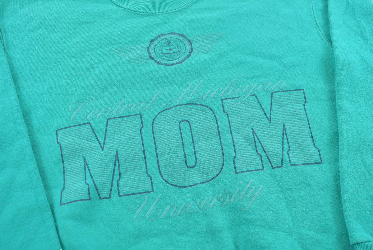 Vintage 1990s Central Michigan University Mom Crewneck Sweatshirt Men's S