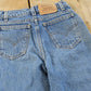 Vintage 1990s Levi's 550 Regular Fit Denim Blue Jeans Youth 22 x 24.5