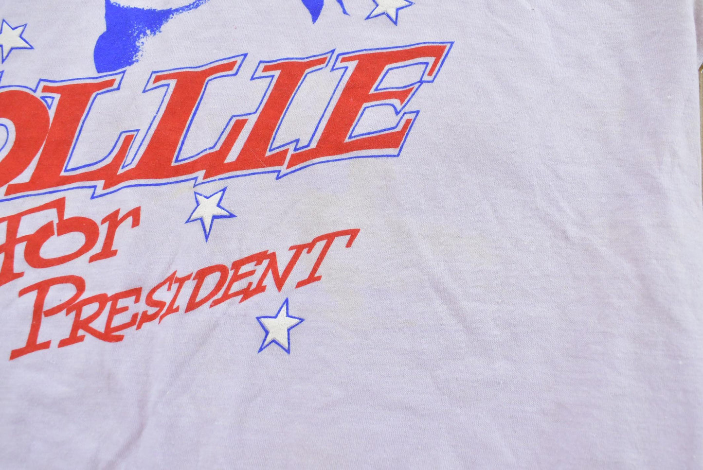 Vintage 1988 Ollie for President Oliver North Cartoon T-Shirt Mens Men's Medium