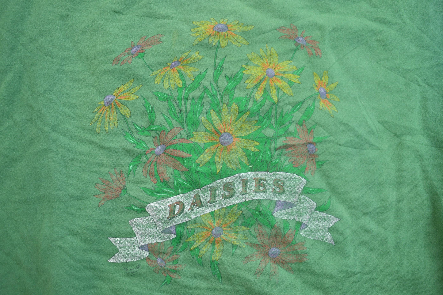 Vintage 1990s Daisy Graphic Crewneck Sweater Men's Large