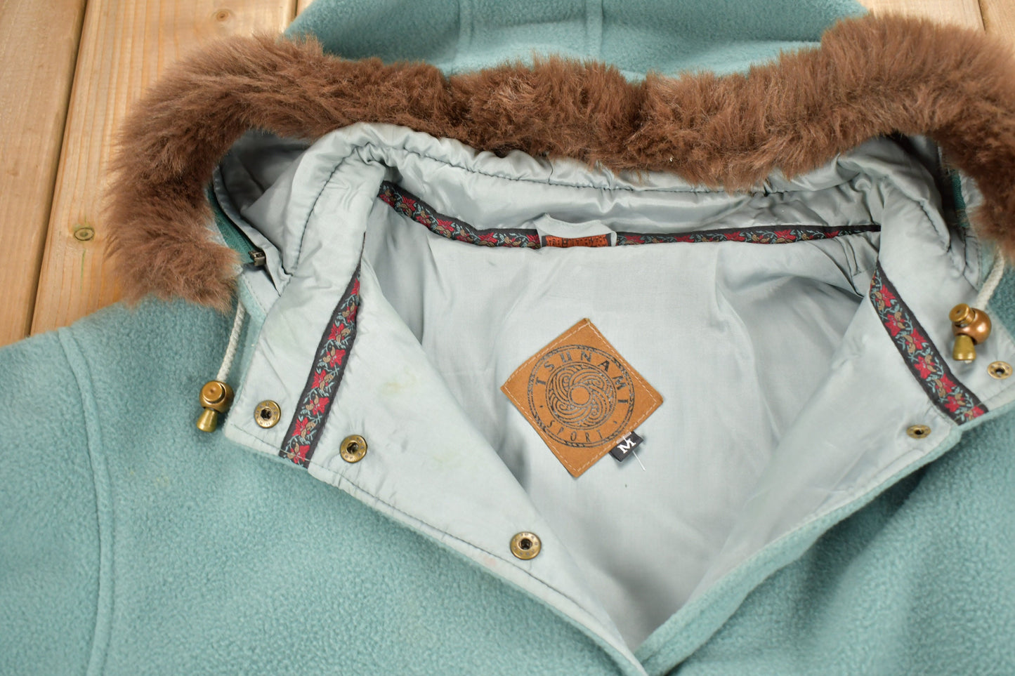 Vintage 1990s Tsunami Sport Fleece Parka Jacket