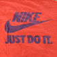 Vintage 1990 Nike Get In Gear Running Souvenir Single Stitch Graphic Print T-Shirt Men's Large