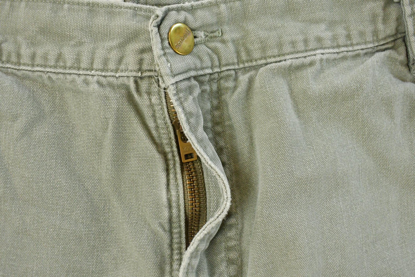 Vintage 1990s Carhartt Distressed Cargo Canvas Shorts Men's 42