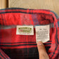 Vintage 1990s Five Brother Plaid Flannel Button Up Shirt Men's 2XL Tall