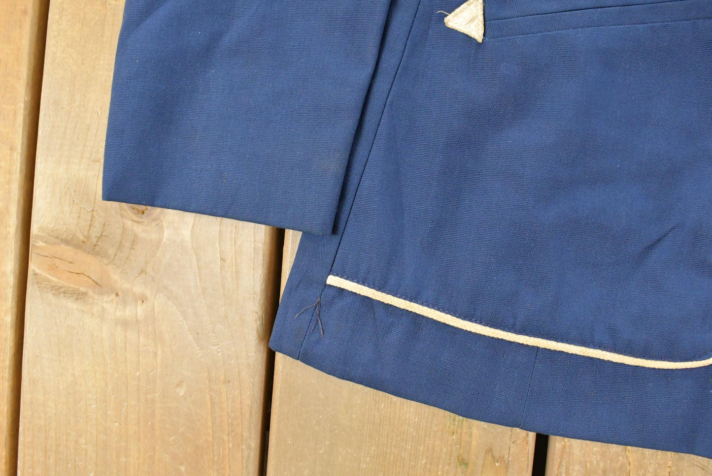 Vintage 1970s Navy Blue Blazer Jacket Women's Small