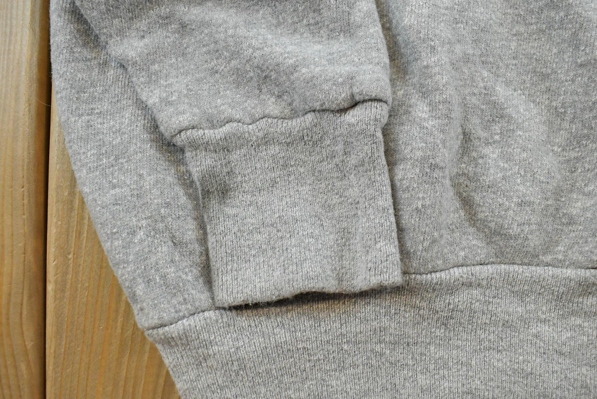 Vintage 1980s Blank Gray Raglan Crewneck Sweatshirt Men's XS