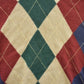 Vintage 1990s Argyle Knit V-Neck Pullover Sweater Men's L