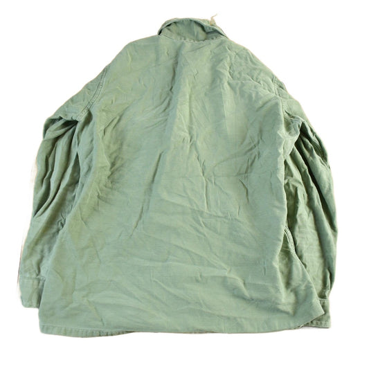 Vintage 1960s OG-107 Military Sateen Shirt Men's M-L