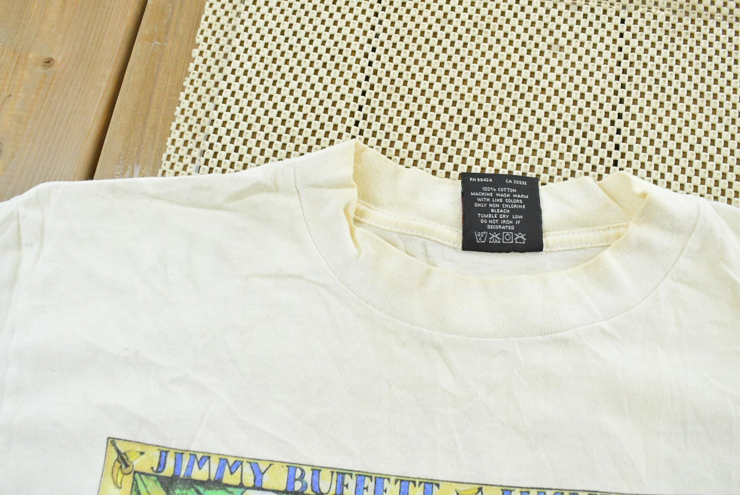 Vintage 1997 Giant Jimmy Buffett Banana Wind Tour T-Shirt Size M Men's Medium