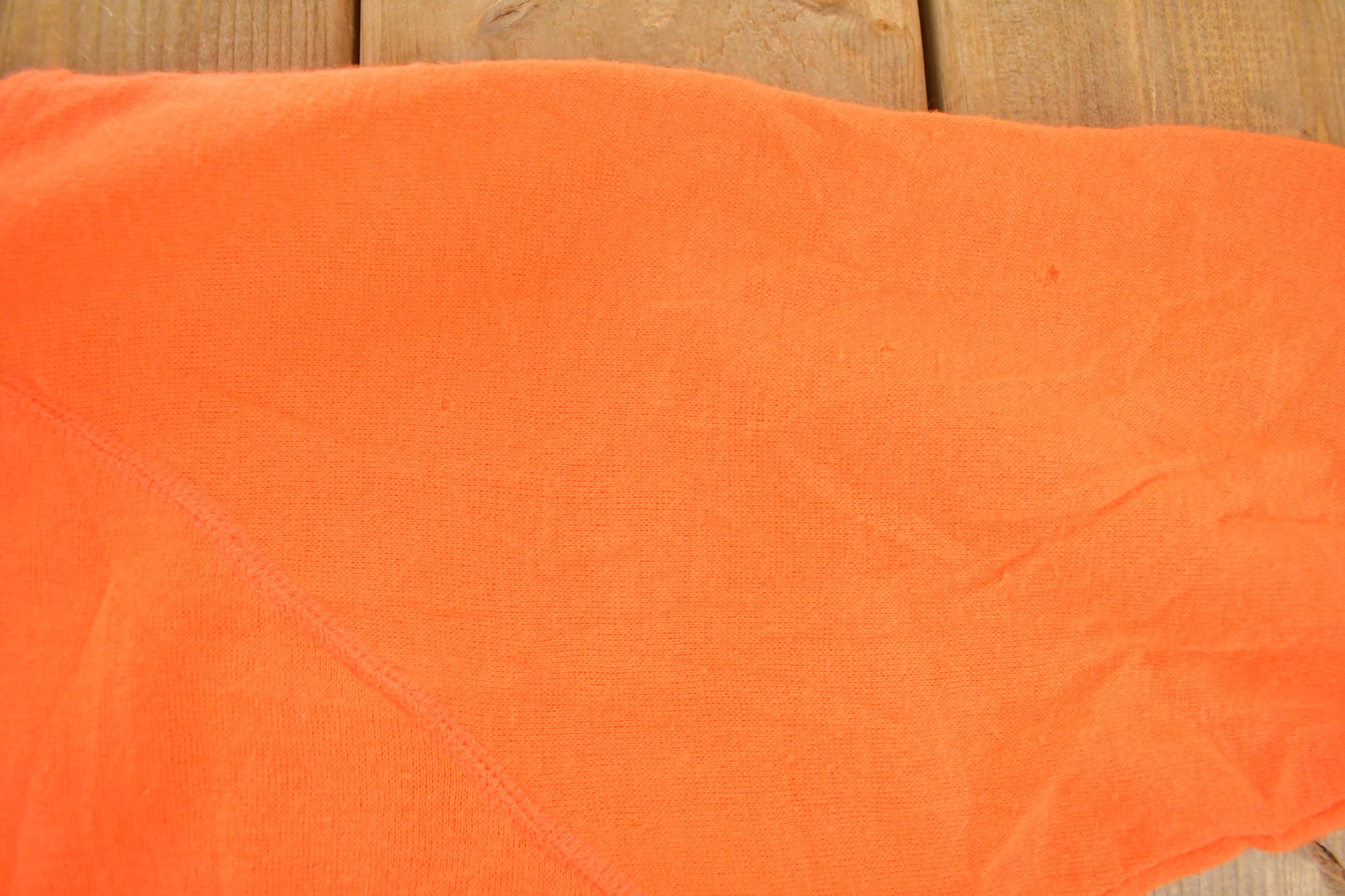 Vintage 1980's Blank Orange Raglan Crewneck Sweatshirt Men's S
