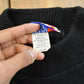 Vintage 1990s American Pride Nordic Knit Crewneck Sweater Women's L