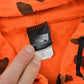Vintage 1990s Ace Sportswear High Visibility Camo Orange Hoodie Men's 2XL