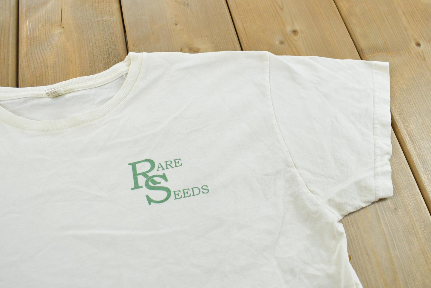 Vintage Y2K Rare Heirloom Seeds Vegetables T-Shirt Women's L