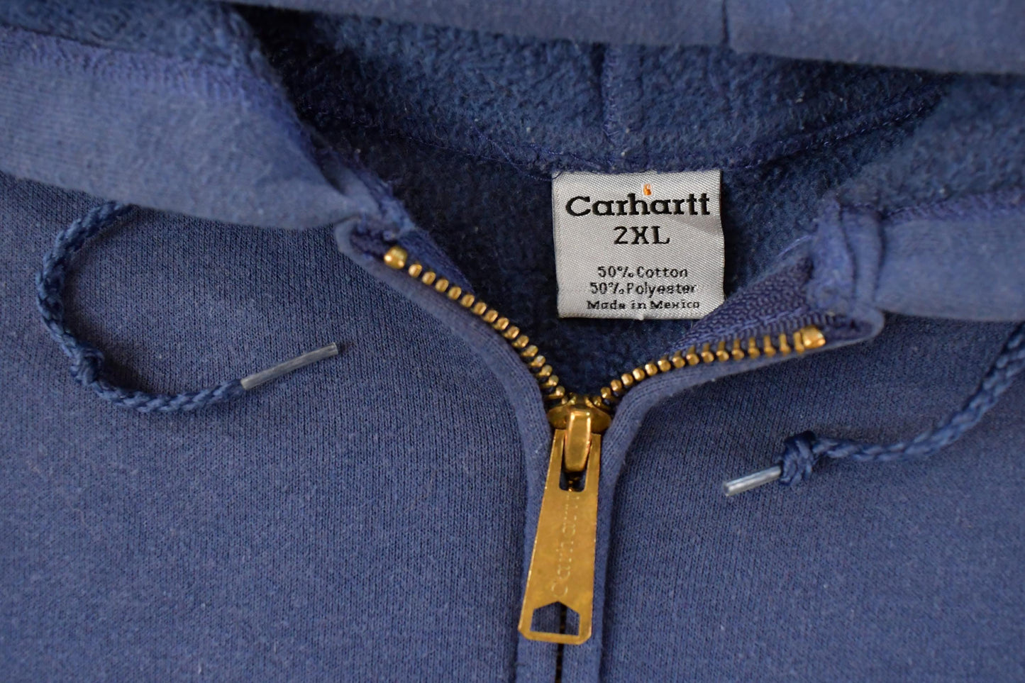 Vintage 1990s Carhartt Full Zip Hoodie Men's 2XL