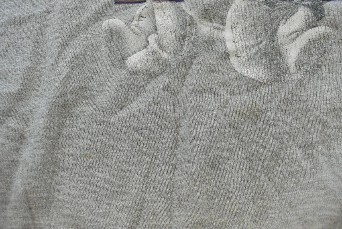 Vintage 1990s Eeyore Winnie The Pooh Walt Disney Crewneck Sweatshirt Men's 2XL