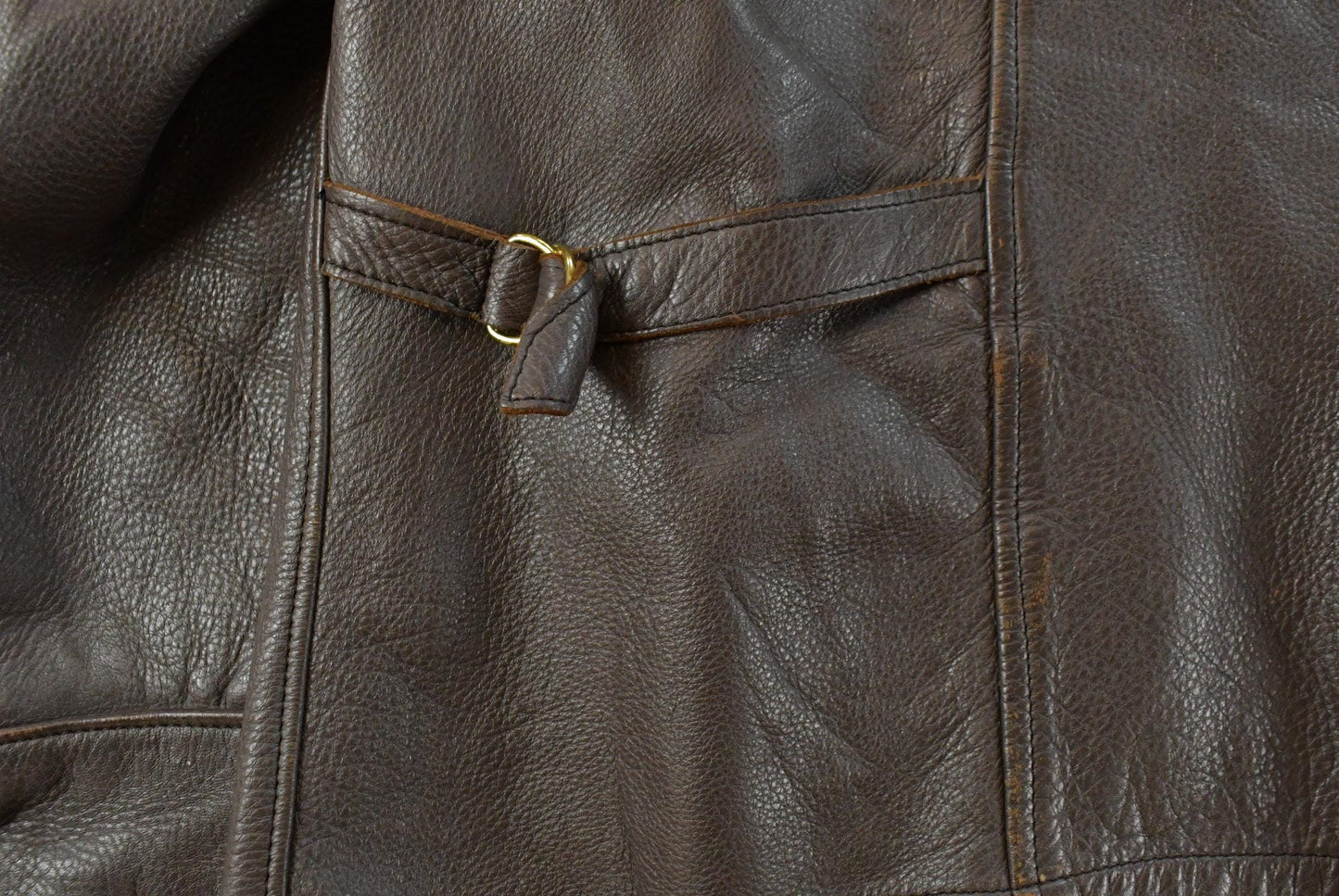 Vintage 1970s DeerWear Deer Skin Leather Bomber Jacket Made In USA Men's M