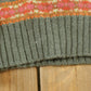 Vintage 1980s Henry Grethel Studio Abstract Lambswool Knit Crewneck Sweater Men's XS