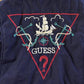 Vintage 1990s Guess USA American Flag Lined Parka Jacket Youth L-XL