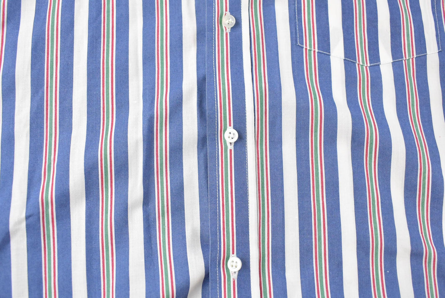 Vintage 1980s Geoffrey Hayes Striped Button Up Shirt Men's Large