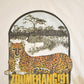 Vintage 1991 Zoomerang Leopard Souvenir Travel T-Shirt Mens L