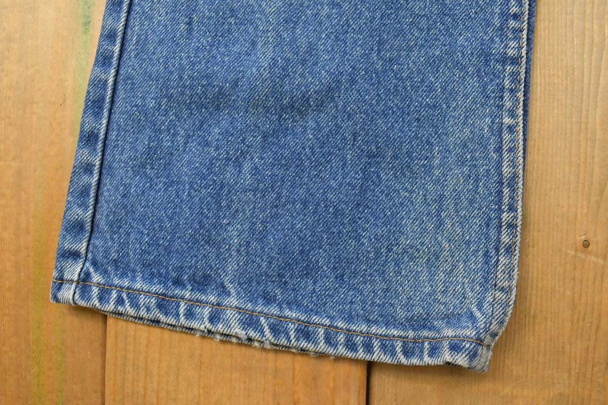 Vintage 1980s Lee Bell Bottom Flare Denim Jeans Men's 32 x 30