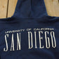Vintage 1990s Russell Athletic University of California San Diego Hoodie Sweatshirt Men's L
