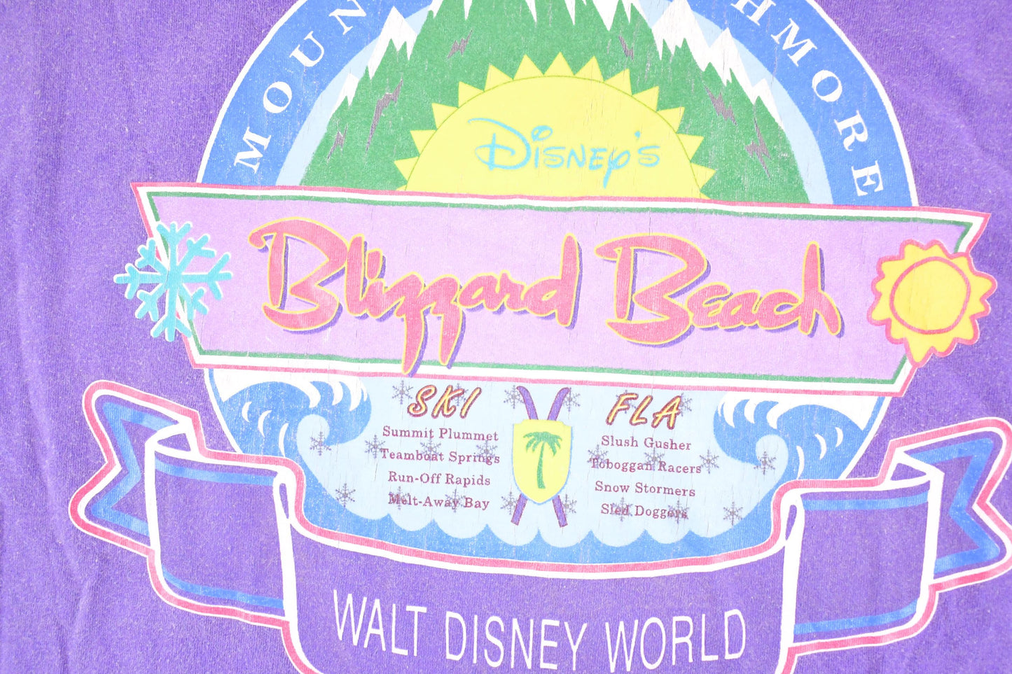 Vintage 1980s Blizzard Beach Disney T-Shirt Men's XL