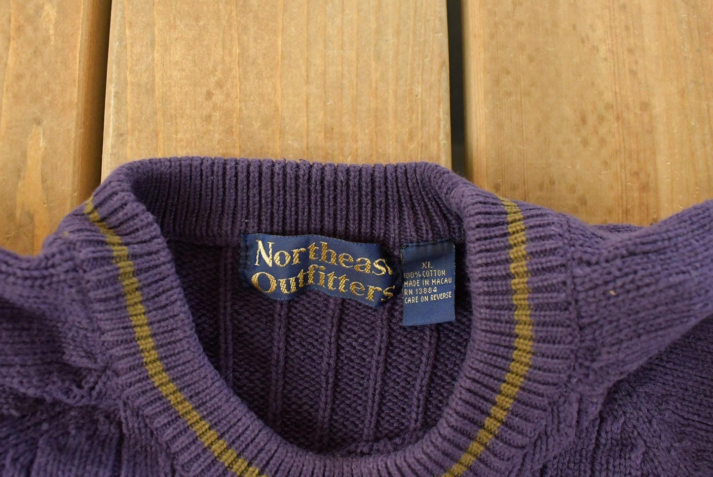 Vintage 1990s Northeast Outfitters Knit Crewneck Sweater Men's XL
