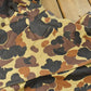 Vintage 1990s Columbia Duck Hooded Camo PVC Rain Jacket Men's XL