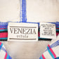 Vintage 1990s Venezia Striped Hoodie Souvenir Sweatshirt Women's XL