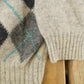 Vintage 1980s United of Benetton Argyle Wool Knit Crewneck Sweater Men's M