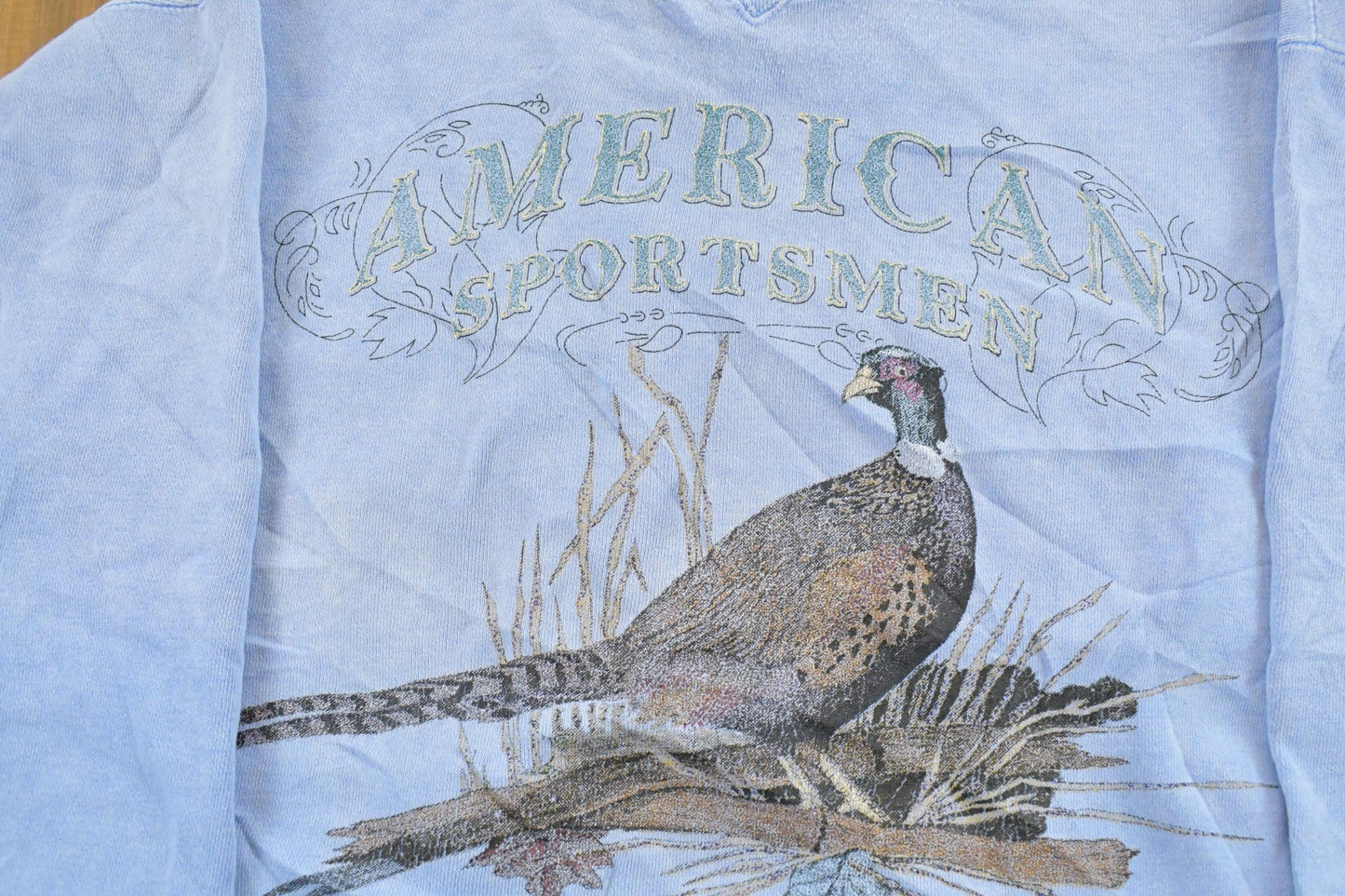 Vintage 1990s American Sportswear Pheasant Crewneck Sweatshirt Men's Large