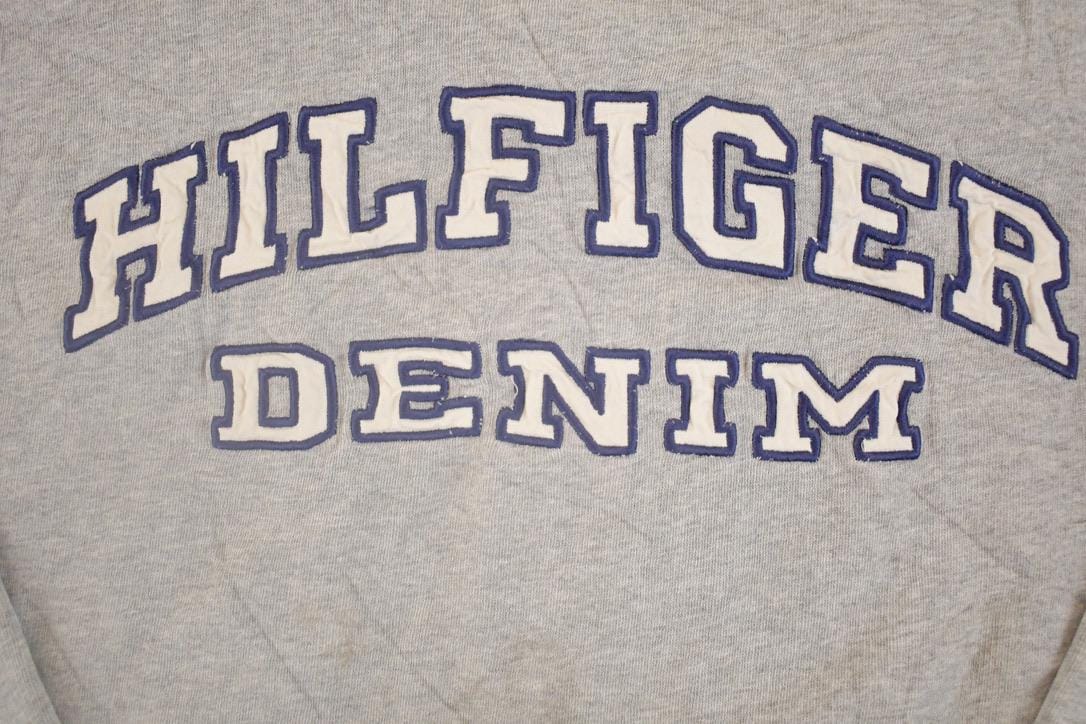 Vintage 1990s Tommy Hilfiger Denim Souvenir Crewneck Sweatshirt Mens L