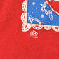 Vintage 1990s Cotton Grove Hearts Cute Collared Sweatshirt Women's 3XL