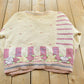 Vintage 1980s Absolutely No Jeans Funky Abstract Embroidered Knit Cardigan Sweater Women's 2XL / 80s Streetwear