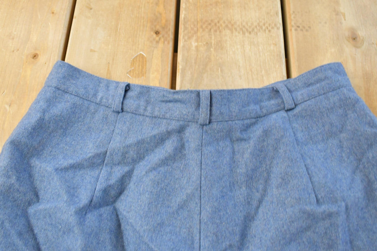 Vintage 1970s Pant Her Pleated Wool Trousers Women's 30 x 25.5
