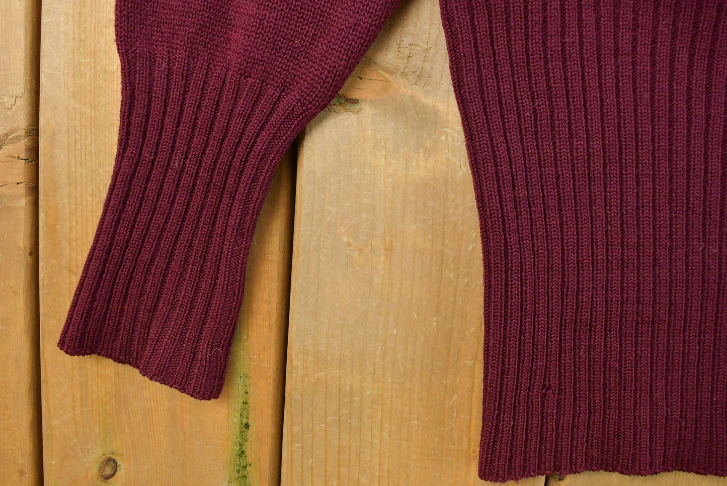 Vintage 1970s Wallachs Wool Knit Cardigan Sweater Men's Large