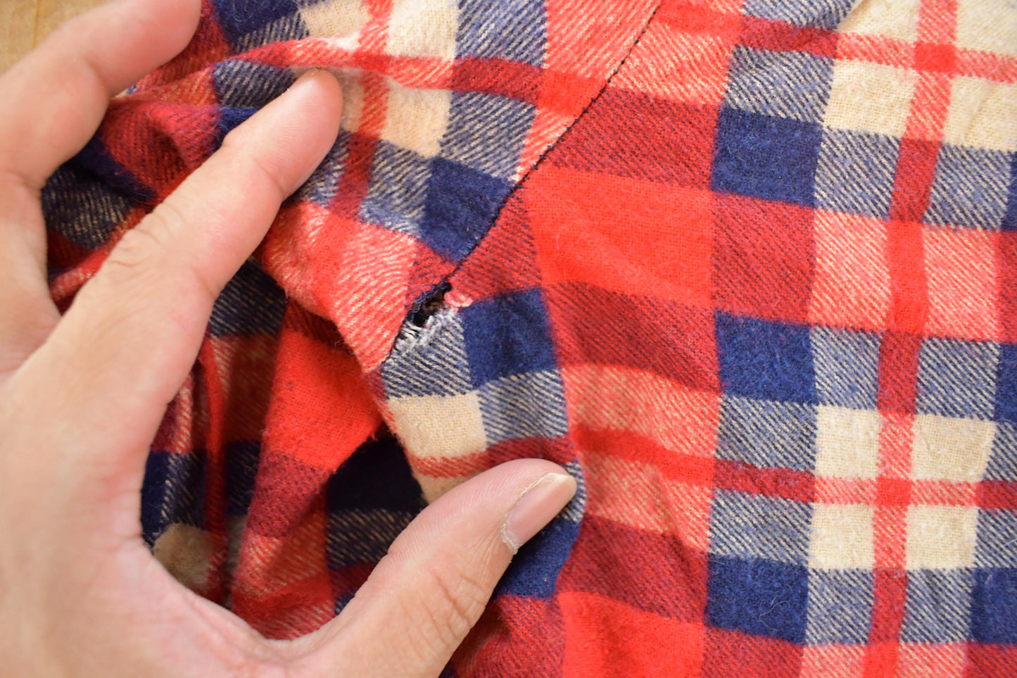 Vintage 1990's Timber Run Plaid Western Style Button Up Shirt Men's L