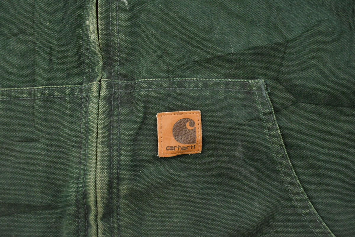 Vintage 1990s Carhartt Hooded Jacket Men's XL Tall