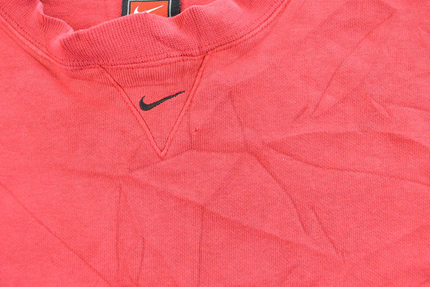 Vintage 1990s Nike Team Center Swoosh Crewneck Sweater Men's 2XL